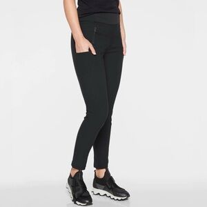 Athleta Black Slim Straight-Leg Performance Pants